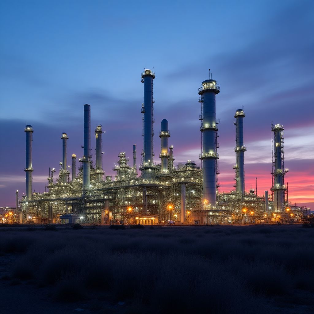 Refinería modernizada en Buenos Aires